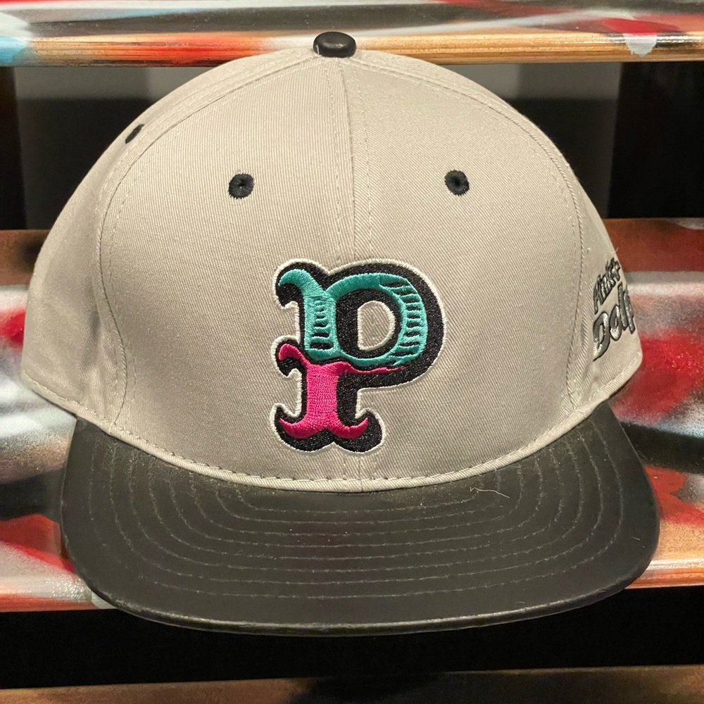 Pink Dolphin Clothing P Logo Strapback Hat South Beach Preowned